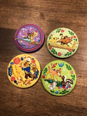 디즈니 자수 캔뱃지