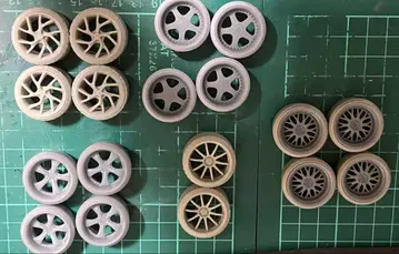 1/24 레진 휠 세트 판매