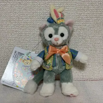 택 포함 젤라토니 인형 배지