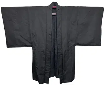 남자 겉옷 문장 기모노 하나 문 단의 단의 겉옷 순수 실크