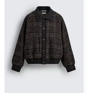 zara 리브 옷깃 절개 자켓