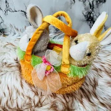 AURORA Fancy Pals 토끼 2개. 바스켓 1개 3개 세트
