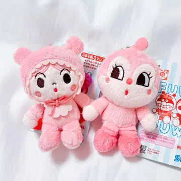 호빵맨 뮤지엄 color 컬렉션 핑크 도킨 아카짱맨