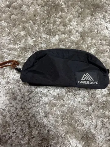 GREGORY 블랙 파우치 S 사이즈