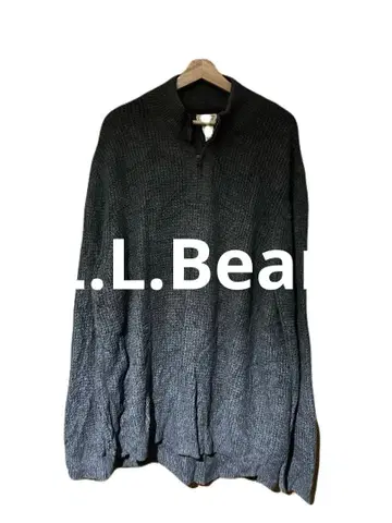 L.L.Bean 그레이 하이넥 니트 스웨터