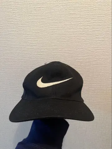 90s Nike 블랙 캡