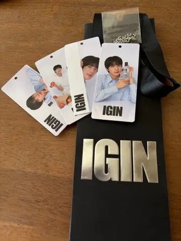 IGIN 사진 포함 키링 세트