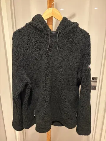 NAPAPIJRI 플리스 후드티 블랙