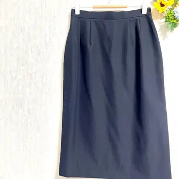 캘빈 클라인 네이비 타이트 스커트 온워드 카시야마 프리 무릎 기장