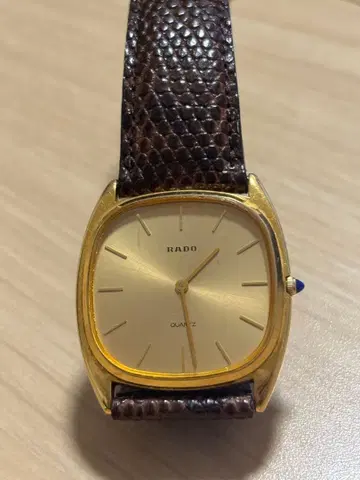 RADO 쿼츠 손목시계 골드 남성용