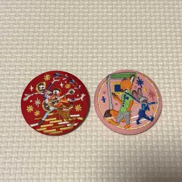 디즈니 자수 캔뱃지 주토피아 리멤버 미 세트