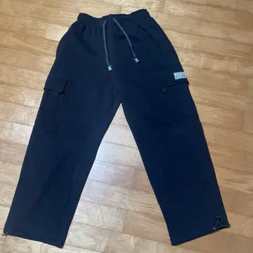 PRO CLUB 블랙 조거 팬츠 스웨트 팬츠 사이드 포켓