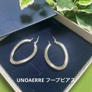 [ 새상품 미사용 ] UNOAERRE 우노아레 실버 925 후프 귀걸이