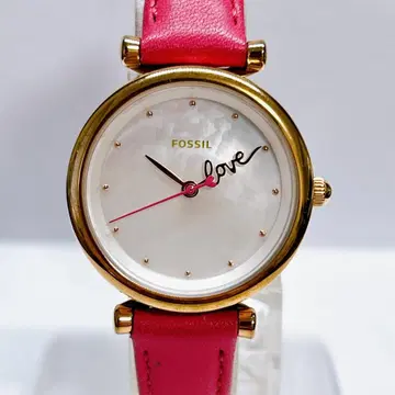 파슬 FOSSIL 여성용 쉘 다이얼 정품 벨트 ES4827