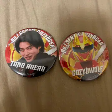 넘버원 전대 고쥬우쟈 고쥬우울프 캔뱃지 토오노 호에이 사스타 문구