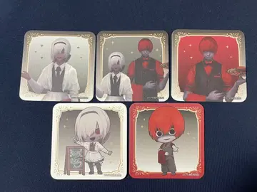 한정판 코스터 있음! 문자화화 카페 코스터 5장