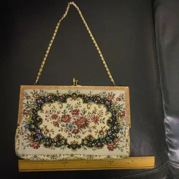 프랑스제 고블랑 직조 핸드백 가마구치 백 빈티지 싱크비 좋아하시는 분께도