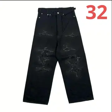 greatLAnd 오리지널 로건 블랙 데님 32