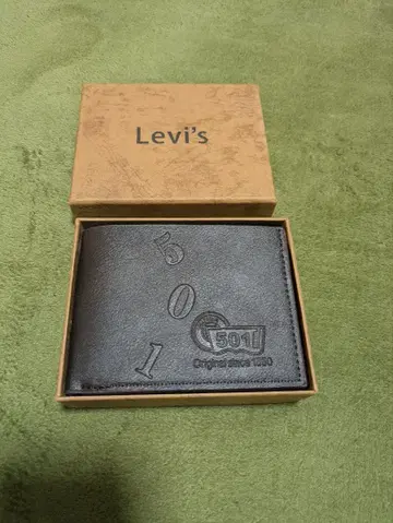 Levi's 501 접이식 지갑 블랙
