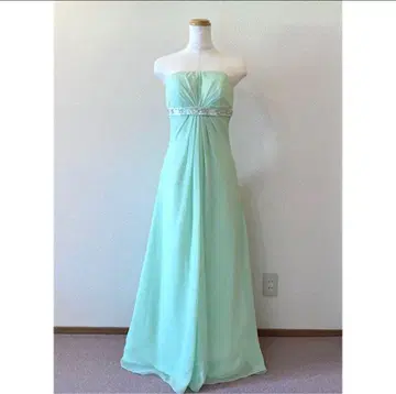 에메랄드 그린 슬렌더 드레스