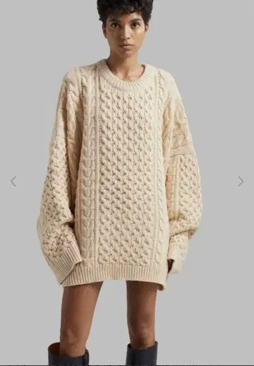 The Frankie Shop PAILEY BRAIDED SWEATER