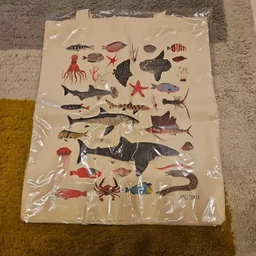 JAMES BARKER 새상품 토트백 물고기 시리즈