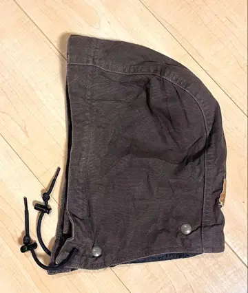 멕시코제 칼하트 후드 부착 덕 후드 다크 브라운 드로 코드형