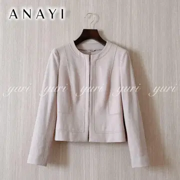 [ 1022 ] 아나이 울 크루 자켓 라이트 베이지 38