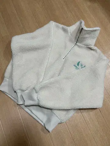 MOUSSY 플리스 자켓 화이트