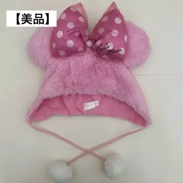 [새상품급] 디즈니 팬캡 미니 머리띠 핑크 리본