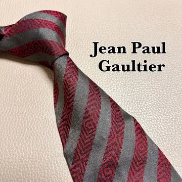 장 폴 고티에 넥타이 스트라이프 비즈니스 수트 빈티지