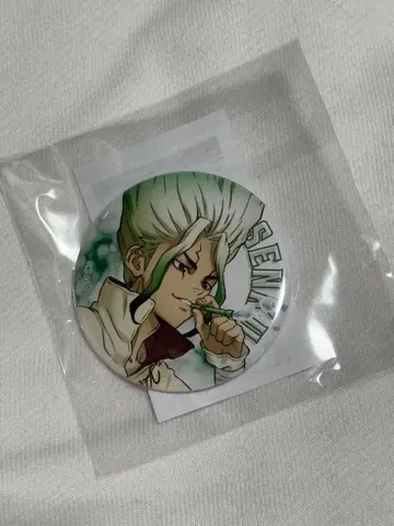 Dr.STONE 이시가미 센쿠 샤봉 비눗방울 캔뱃지