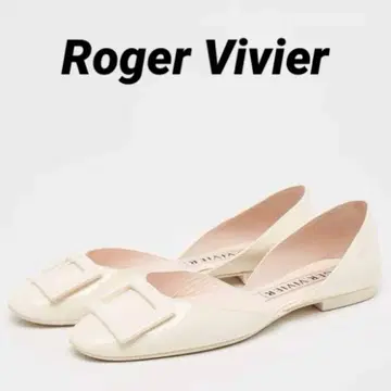 로저 비비에 베이지 플랫슈즈