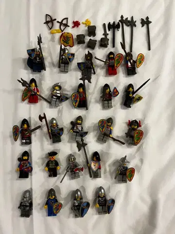 LEGO 전사 미니 피규어 세트 24개