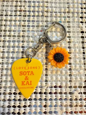 LOVE SONG 피크 키링 무카이 코지 모리사키 윈