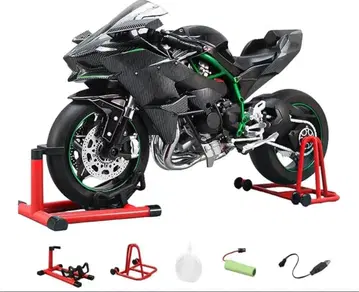 미사용 새상품 1/6 바이크 완성품 액션 피규어 카본 패턴