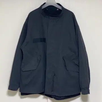 BEAMS HEART 3WAY 숏 모즈 코트 BLACK L