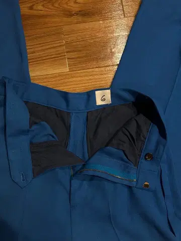 6(ROKU) 슬랙스 블루