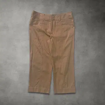 good day 치노 팬츠 크롭 구제 의류 베이지 (70)