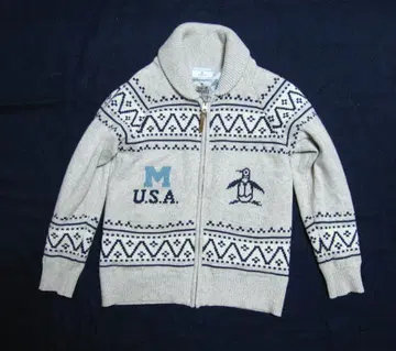 맨싱 해밀턴 램스울 소재 카우친 스웨터