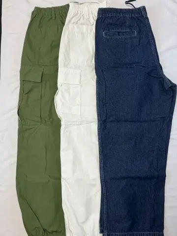 GU 카고 팬츠 3개 세트