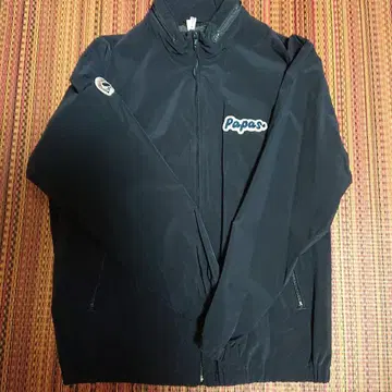 Papas 블랙 나일론 자켓