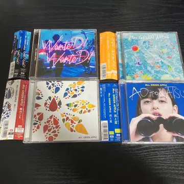 미세스 GREEN APPLE 묶음 판매 초회 한정판 CD+DVD 미세스