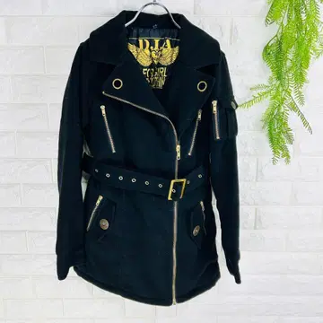 레어 단종 d.i.a 다이아 피코트 자켓 골드라인 갸루