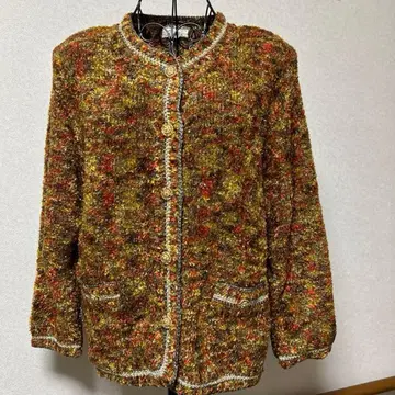 멀티 컬러 니트 가디건