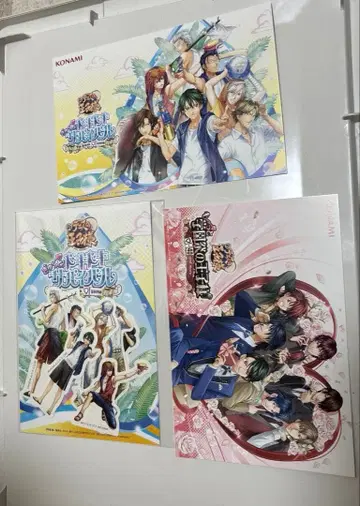 점페스 테니스의 왕자님 두근두근 서바이벌 특전 스티커 엽서