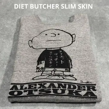 [새상품급] 다이어트 부처 슬림 스킨 찰리 브라운 맨투맨 L