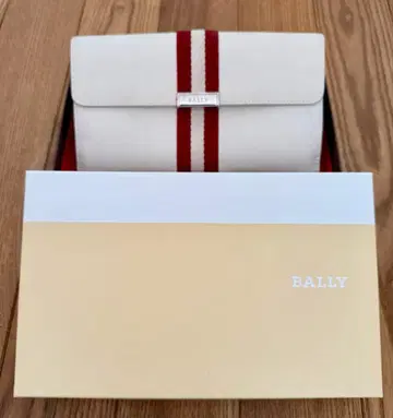 BALLY 스트라이프 디자인 장지갑