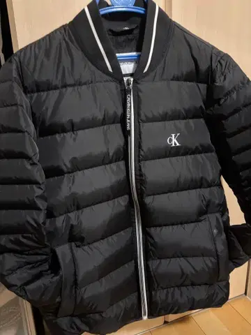 캘빈 클라인 진스 블랙 다운 자켓 M