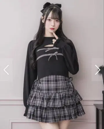 Pium 더블 리본 니트 세트